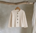 Clara Pointelle Button Down Cardigan